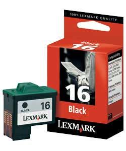 Tinteiro Lexmark 16 (Preto)
